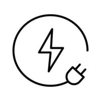 Electricity Vector Icon