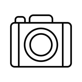 icono de vector de camara