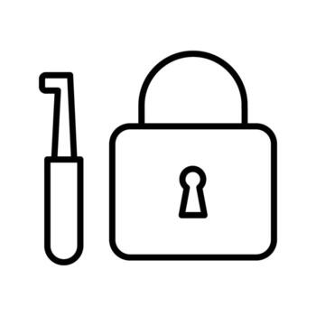 Lockpick Vector Icon