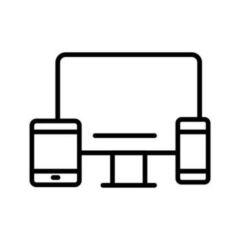 icono de vector sensible