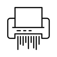 Paper Shredder Vector Icon