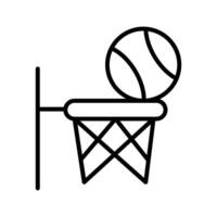 icono de vector de baloncesto