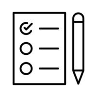 Task List Vector Icon