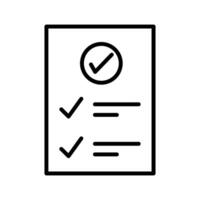 Check-Up List Vector Icon