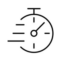 icono de vector de tiempo flexible