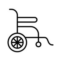 Wheelchair Vector Icon