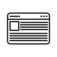 Blogging Services Vector Icon