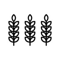 Wheat Vector Icon