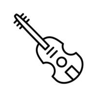 icono de vector de violín