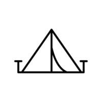 Tent Vector Icon