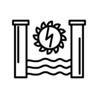 Hydro Power Vector Icon