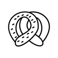 Pretzel Vector Icon