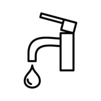 Water Tap Vector Icon