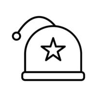 Christmas Cap Vector Icon