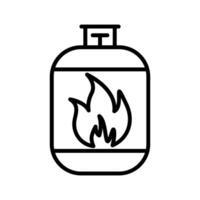 Gas Cylinder Vector Icon