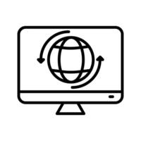 Worldwide Vector Icon