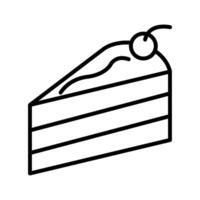 Cake Slice Vector Icon