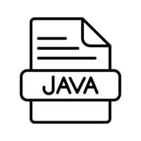 icono de vector de java