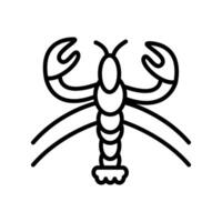 Lobster Vector Icon