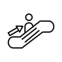 Escalator Vector Icon