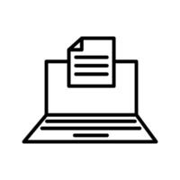 Online Exam Vector Icon