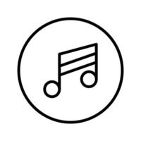 icono de vector de reproductor de música