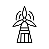 icono de vector de turbina