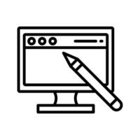 Edit Webpage Vector Icon