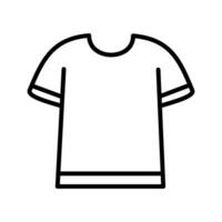 T Shirt with Lines Vector Icon