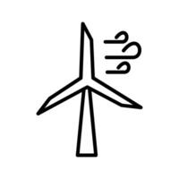 icono de vector de molino de viento