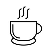 icono de vector de café caliente