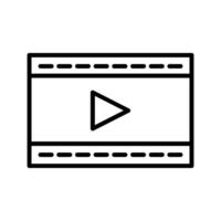 Video Animation Vector icon