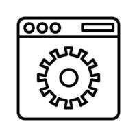 Website Settings Vector Icon