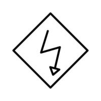 High Voltage Vector Icon