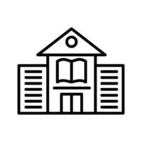 Library Building Vector Icon