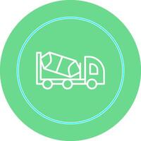 Cement Truck Vector Icon