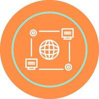 Computer Connection Vector Icon