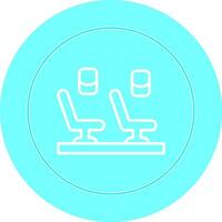 Seats in Plane Vector Icon