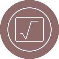 Square Root Vector Icon