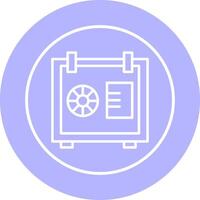 icono de vector de caja fuerte