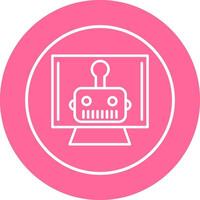Artificial Bot Vector Icon