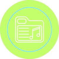Music Folder Vector Icon
