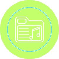 Music Folder Vector Icon