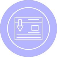 Landing Page Vector Icon