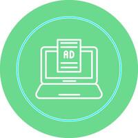 Internet Ads Vector Icon