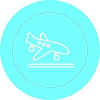 Flight Landing Vector Icon