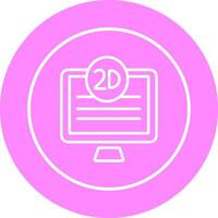 2D Quality Screen Vector Icon