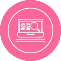 seo etiqueta vector icono