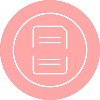 Split Document Vector Icon