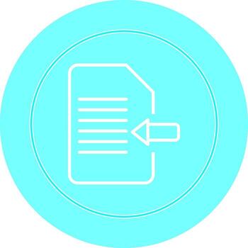 Import Document Vector Icon